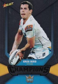 2011 NRL Champions - Silver Parallel #SP56 Greg Bird Front